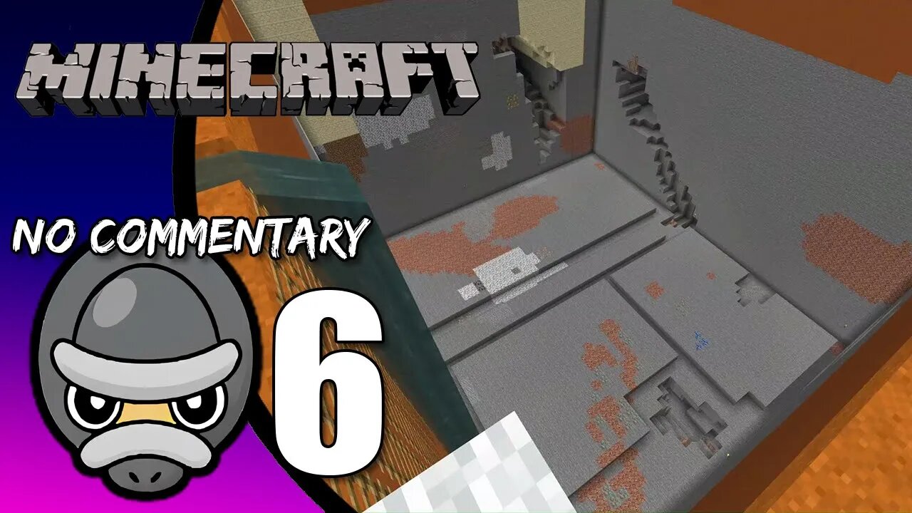 Part 6 // [No Commentary] Digging a Giant Hole in Minecraft - Xbox Series S Gameplay