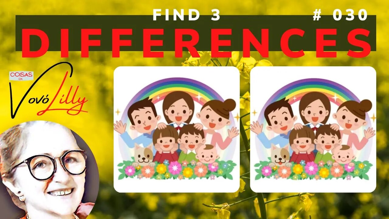 FIND THE THREE DIFFERENCES | # 030 | EXERCISE YOUR MEMORY