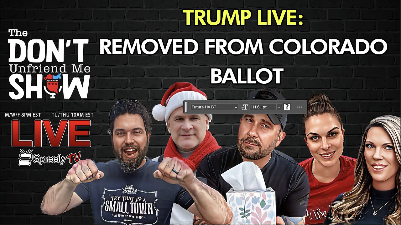 🚨 LIVE | Trump Removed From Colorado Ballot!