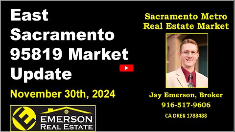 East Sacramento 95819 Real Estate Market Update
