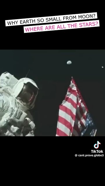 Why Does The Earth Look So Small From The Moon?! No Stars?