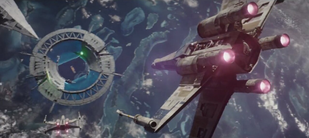 Star Wars Rogue One Space Battle