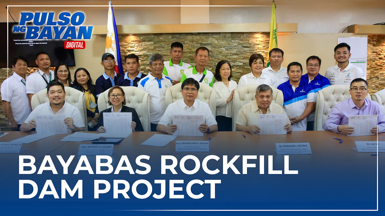 Pagtatayo ng Bayabas Rockfill Dam Project sa Bulacan, masisimulan na —NIA