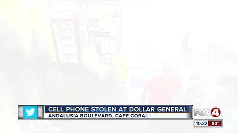 Cell Phone Stolen at Dollar General