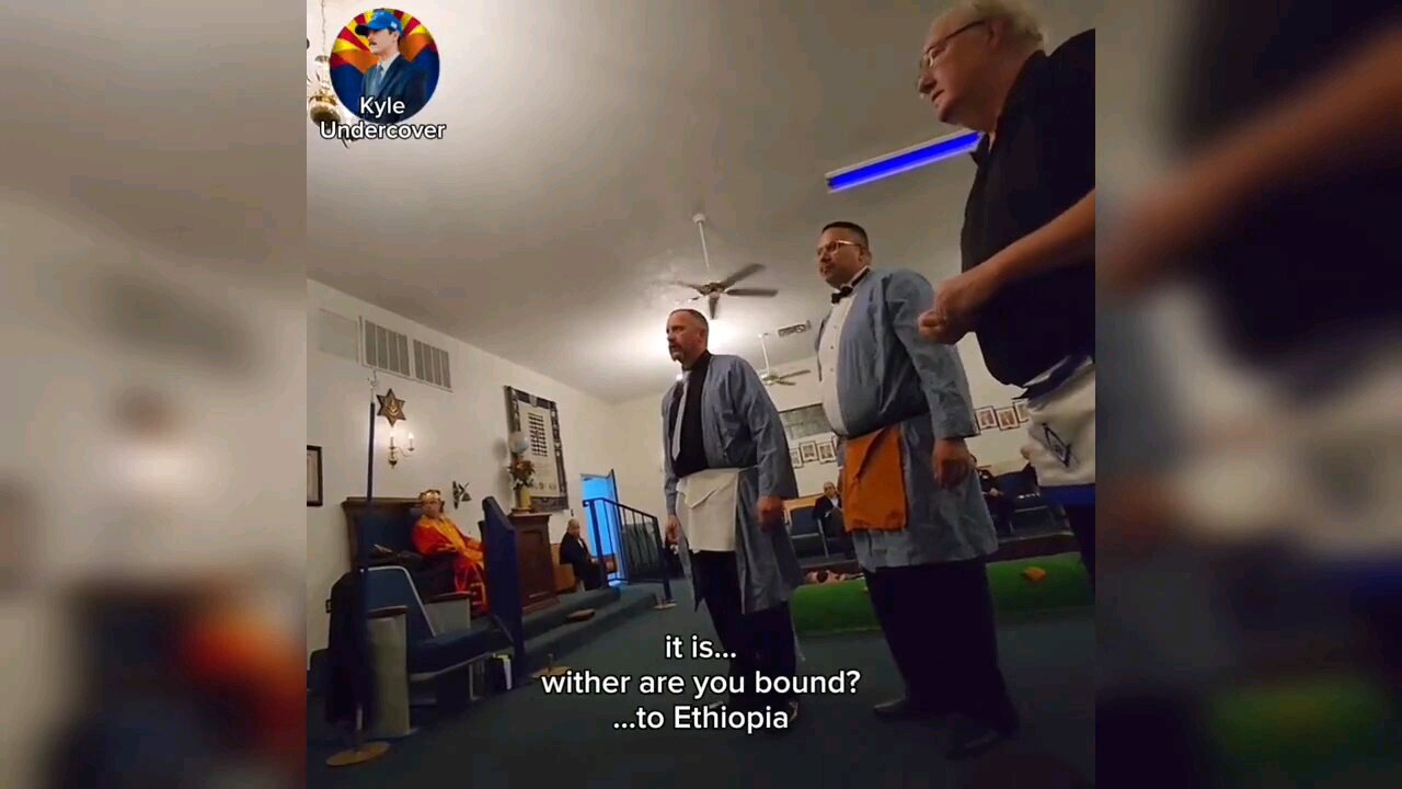 Hidden Cam In Freemason Ritual Initiations & Oaths