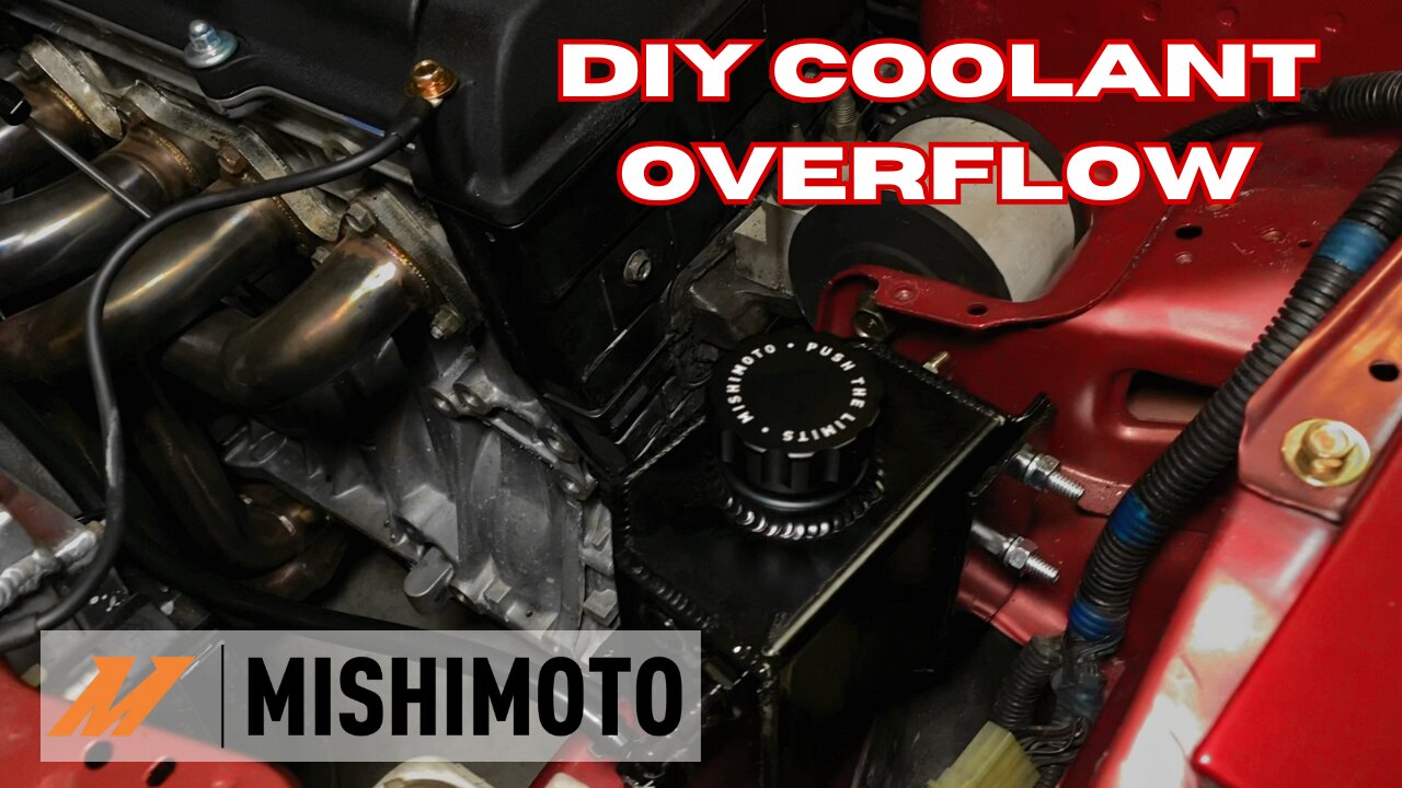 DIY Coolant overflow tank--Mishimoto universal overflow install-- How To?