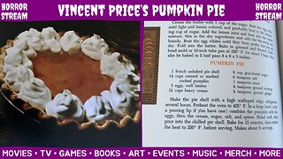 Vincent Price’s Pumpkin Pie makes for a perfect Thanksgiving treat [Vincent Price Legacy]