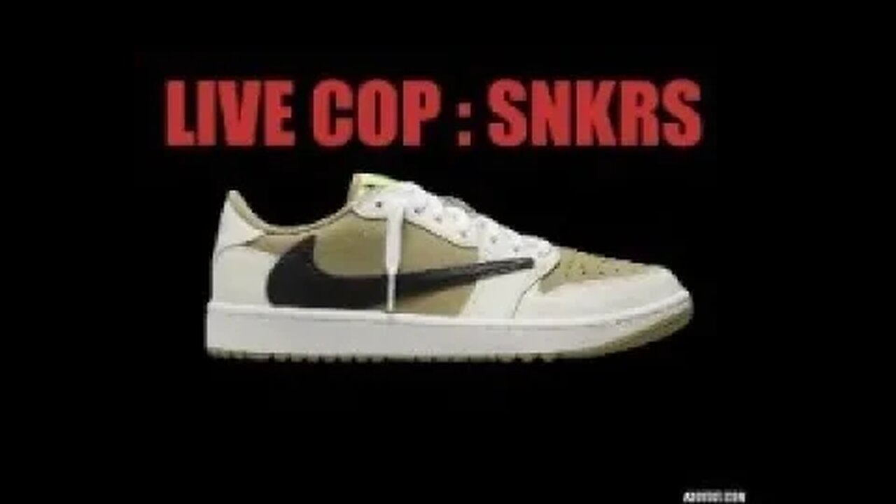 Air Jordan 1 Low : Golf X Travis Scott - Live Cop