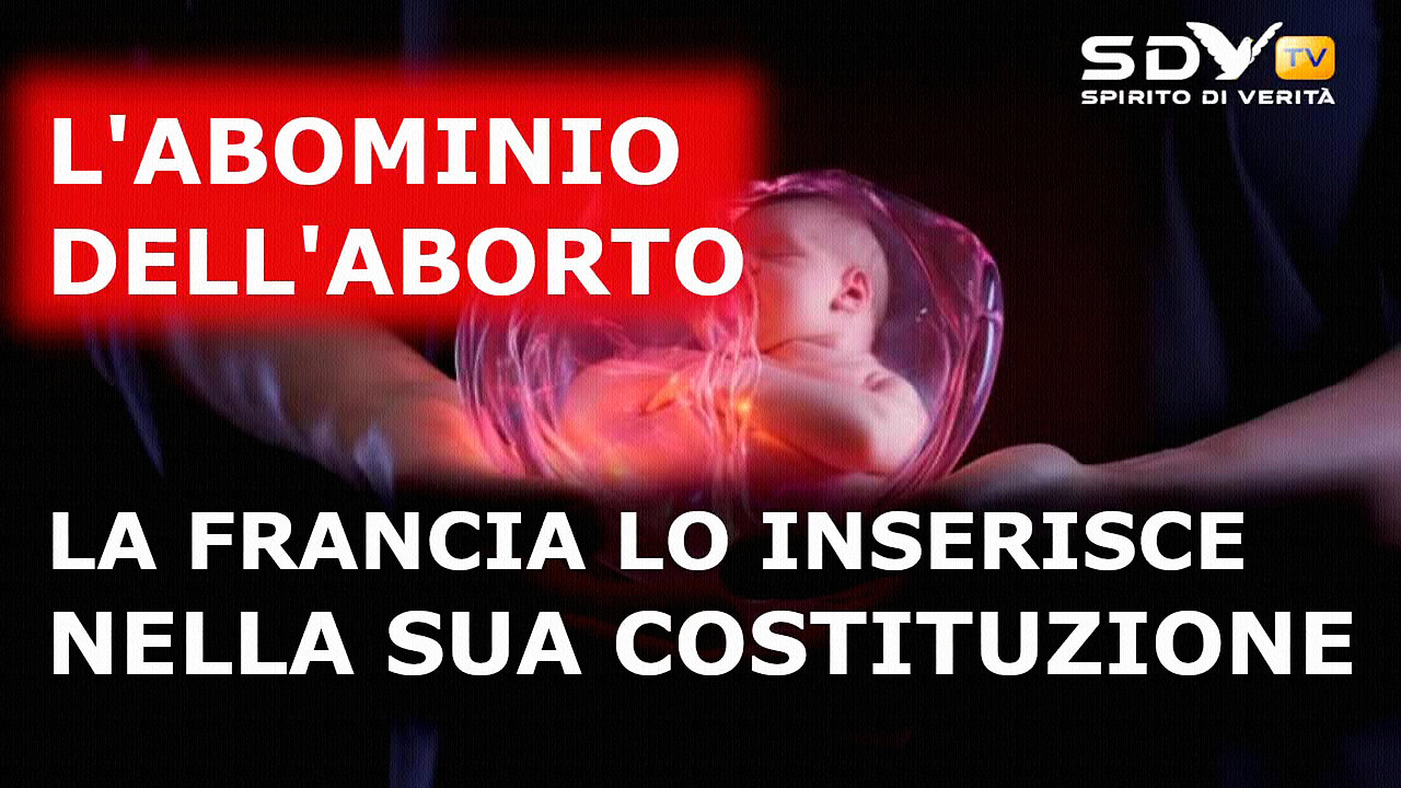 #“FORSE NON È UN CASO SE - POCO PRIMA DELLE 'OLIMPIADI DELLA VERGOGNA' - LA FRANCIA HA INSERITO L'ABORTO TRA I DIRITTI FONDAMENTALI DELLA DONNA?!...”👿👼👿