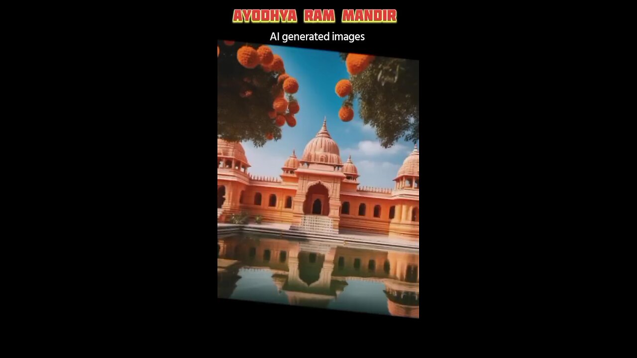 Ayodhya Ram Mandir 🕉️🚩 Ai Generated images #ayodhya #ayodhyarammandir #trending