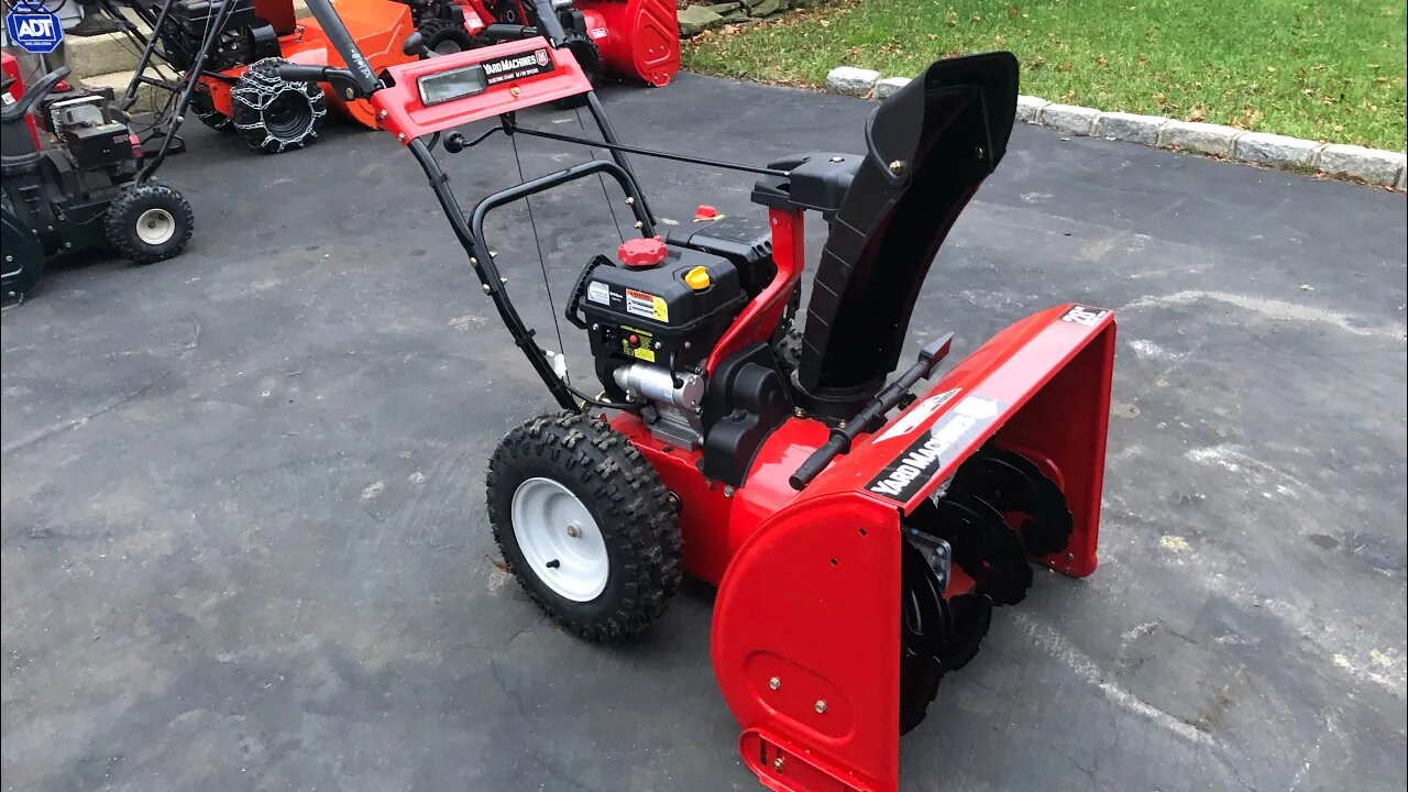 Yardmachine 243cc 28" Snowblower Build: Overview, Ugrades and Restyle for RESALE FLIP