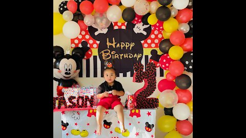 Kid birthday celebration, please bless him with your wishes 🎉🥰