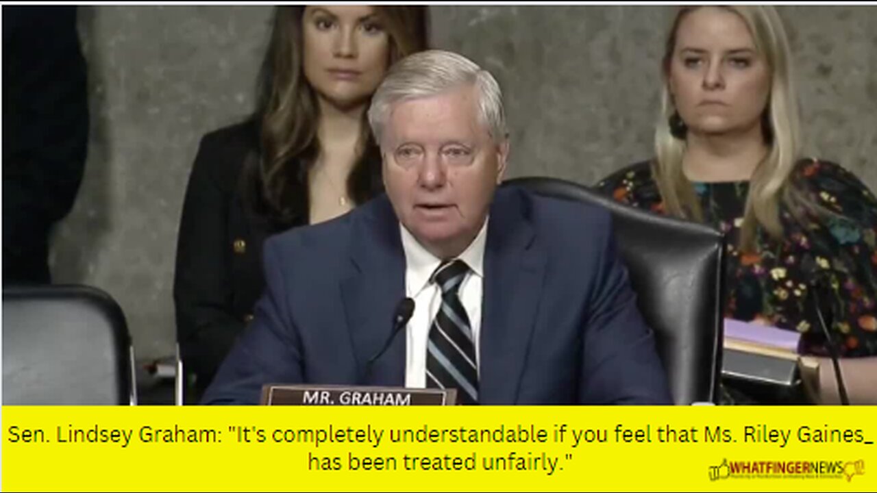 Sen. Lindsey Graham: "It's completely understandable if you feel