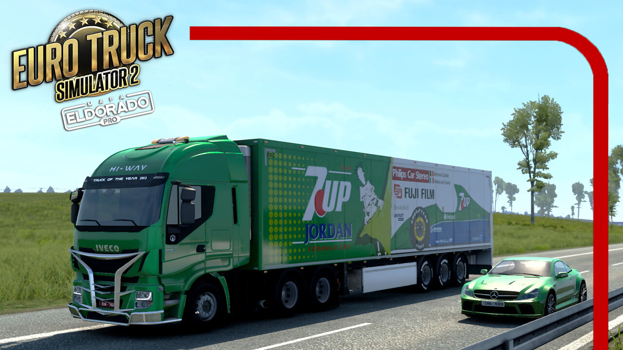 CAMINHÃO DA EQUIPE JORDAN F1 | MAPA ELDORADO PRO | Euro Simulator Truck 2