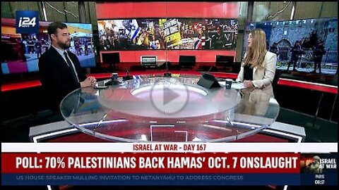 70% of Palestinians support Hamas' October 7th massacre