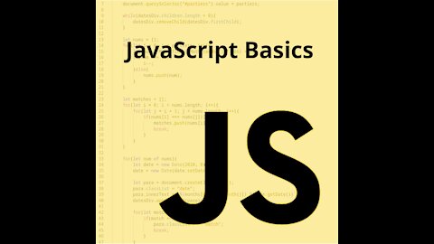 JS Basics 003: