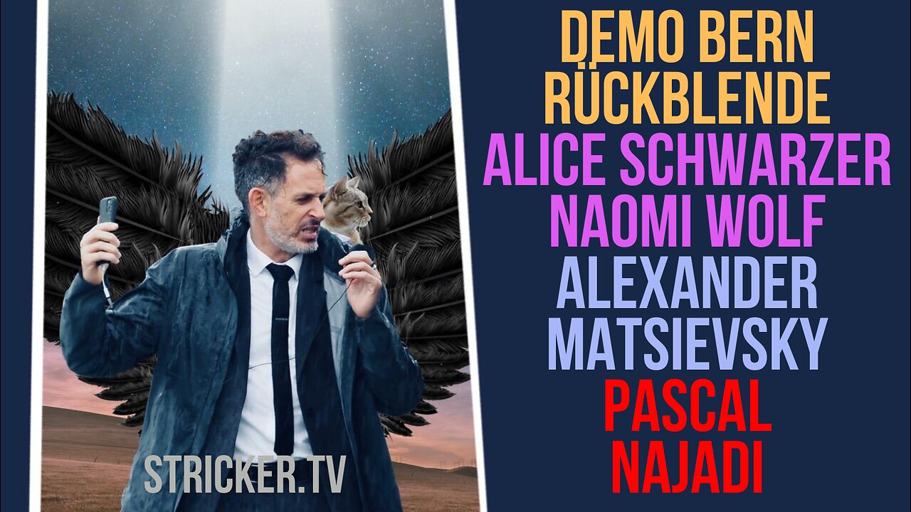 Demo Bern Rückschau - Alice Schwarzer & Naomi Wolf. Alexander Matsievsky. Pascal Najadi.