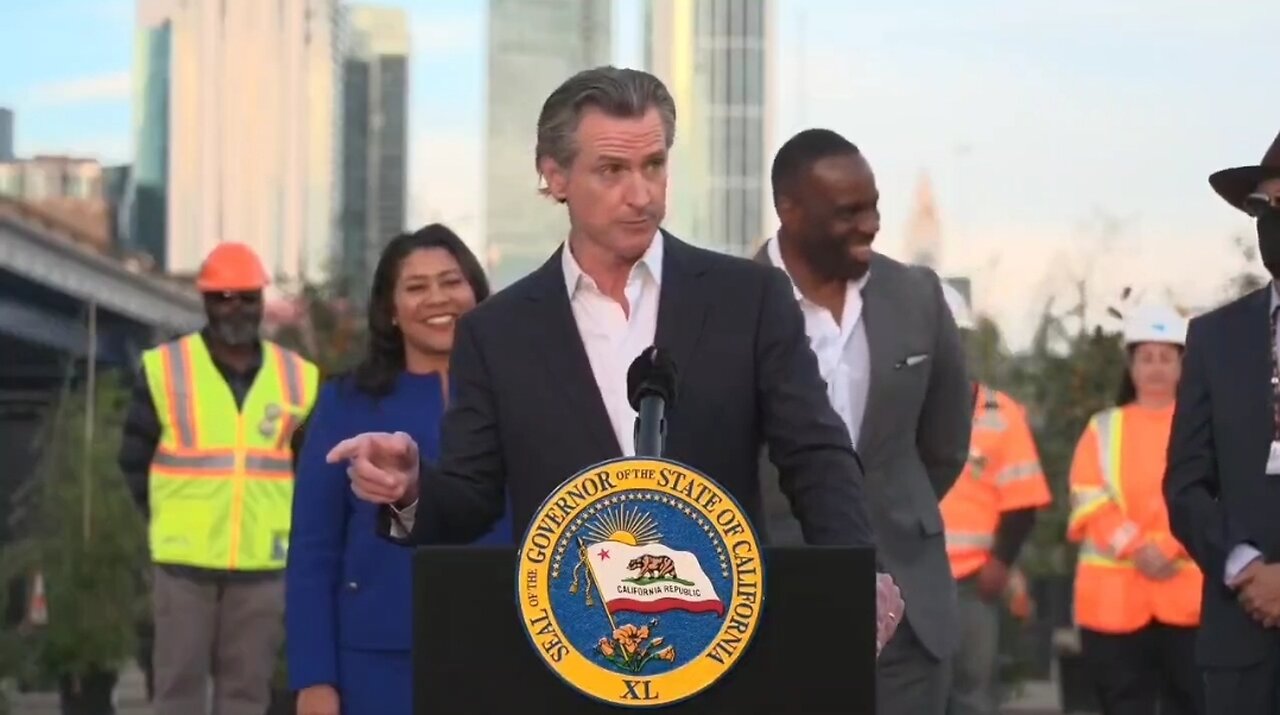 Gavin Newsom Admits San Fran Cleaned the Poop, Drugs & Homeless Camps For Fancy Leaders