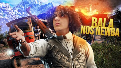 DANDO BALA NOS NEWBA NO FAR CRY 4 #1 - [CORTE DA LIVE] #gameplay