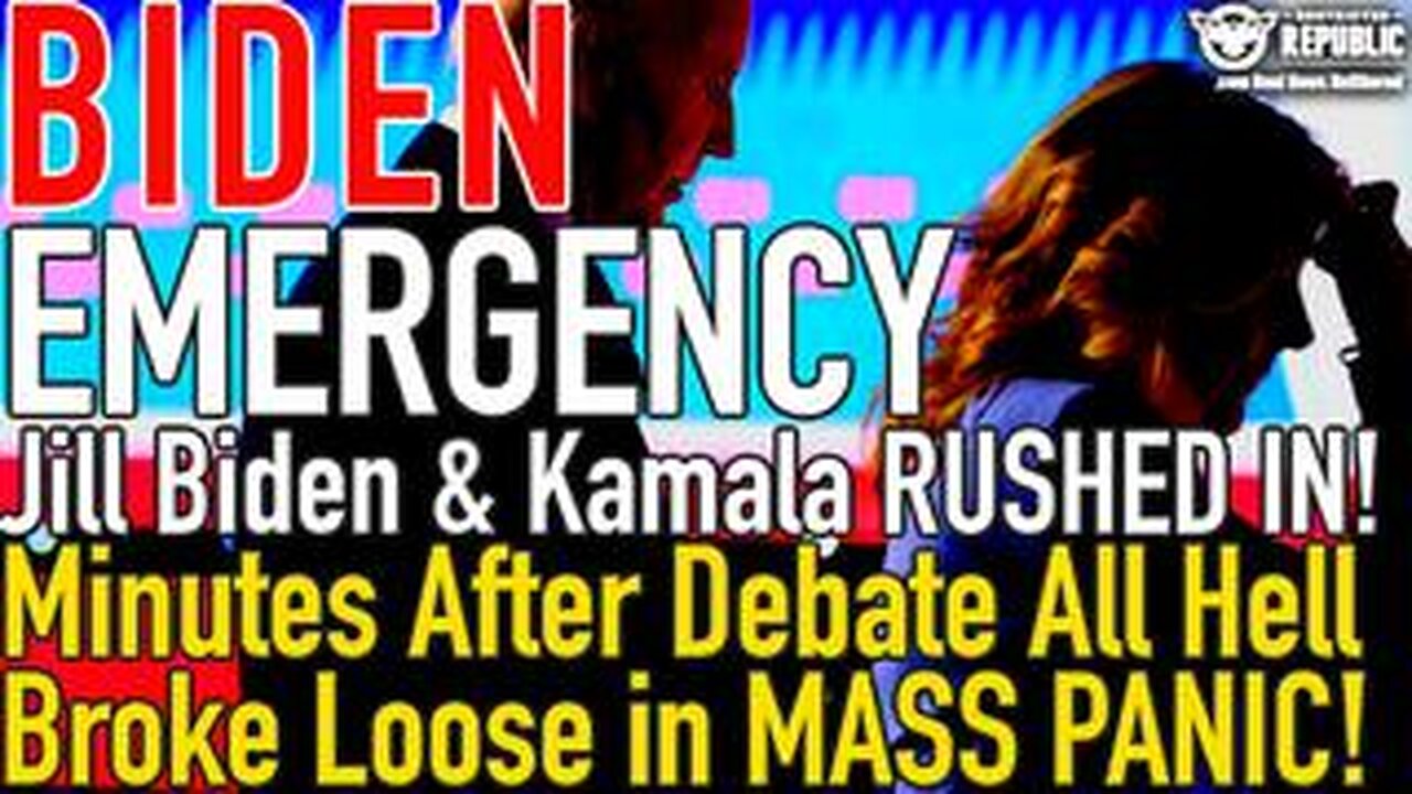 Jill Biden and Kamala RUSHED IN! Minutes After Debate All Hell Broke Loose in MASS PANIC!