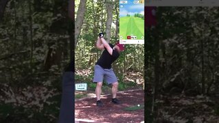 Hole 1 - Mount Massive #Shorts #Golf #GarminR10 #SimGolf #YoutubeShorts