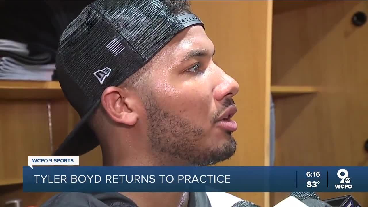 Tyler Boyd return to Bengals practice 'more than ready'