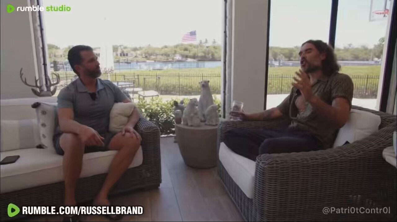 Don Trump Jr and Russell Brand talk about Trump admin and the vaccines.