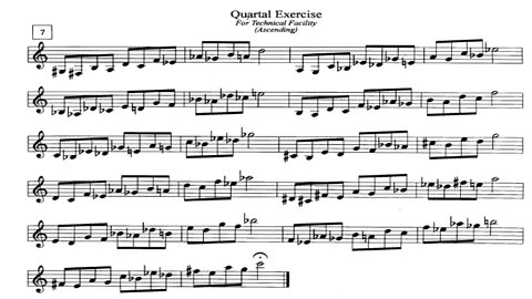 Quartal Exercise for Tech Facility #07 - Bobby Shew Exercises & Etudes Jazz and Classical Trumpeters