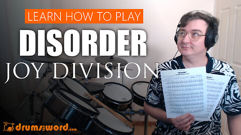 ★ Disorder (Joy Division) ★ Drum Lesson PREVIEW | How To Play Song (Stephen Morris)