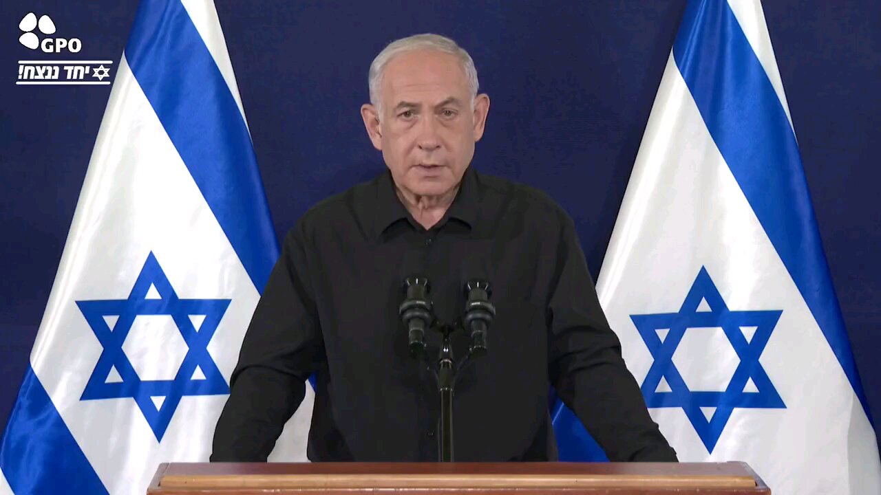 Declaração do primeiro-ministro de Israel.