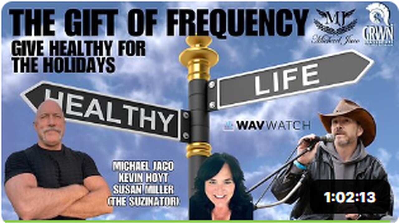 The GIFT of healthy & happy - Michael Jaco, Kevin Hoyt and the Suzinator with more FREE give-aways