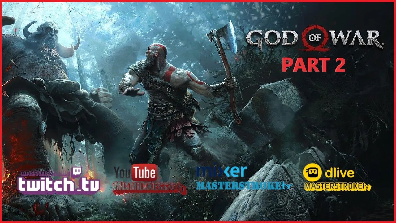 MASTERSTROKEtv Let's Play God of War - Part 2.1 #Gaming #Streaming #Letsplay