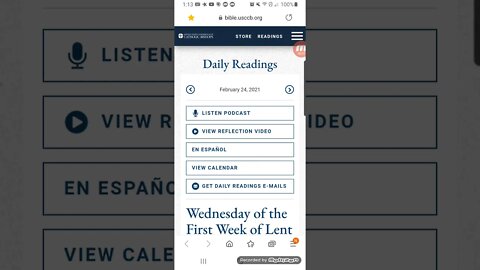 Jesus is our Savior/ Bible reading FEB 24 / 2021