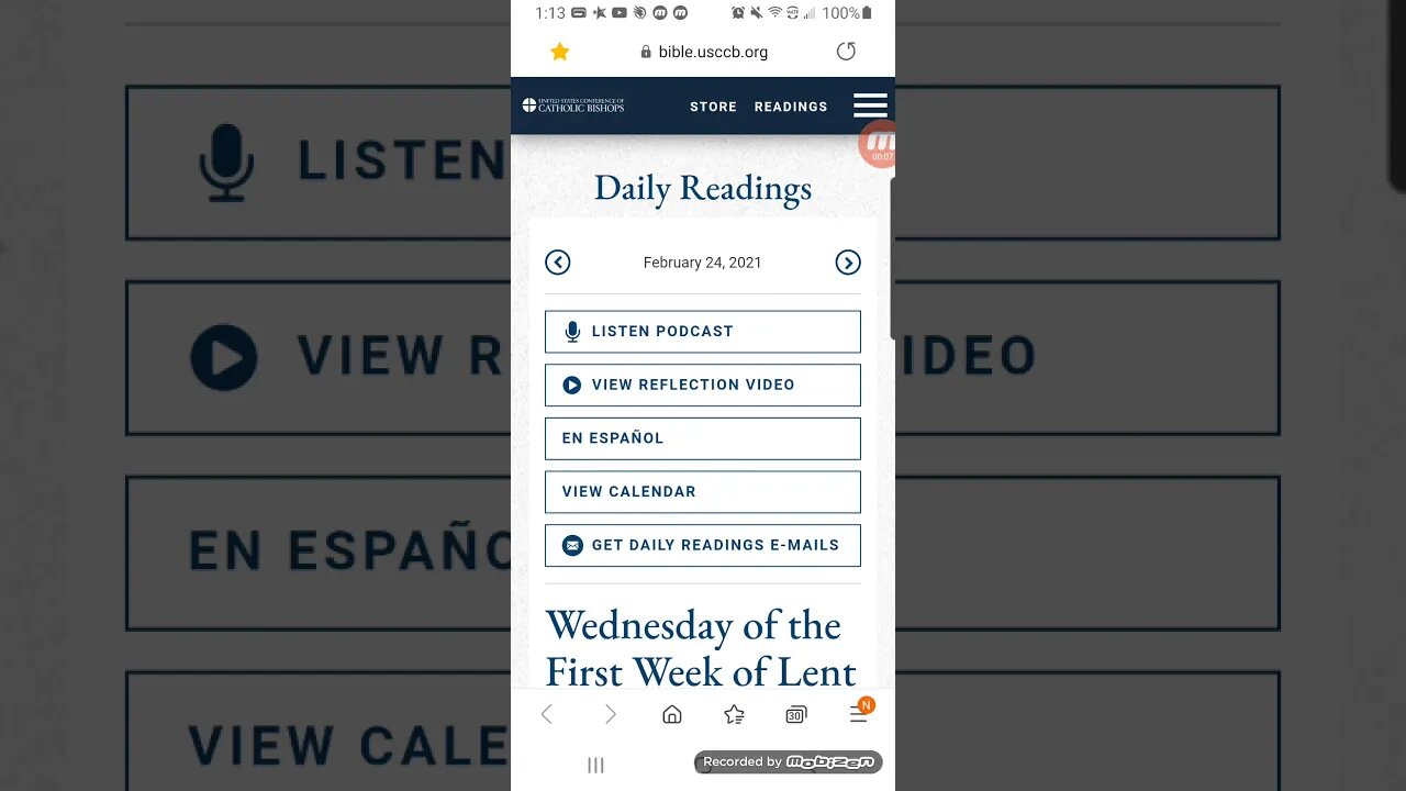 Jesus is our Savior/ Bible reading FEB 24 / 2021
