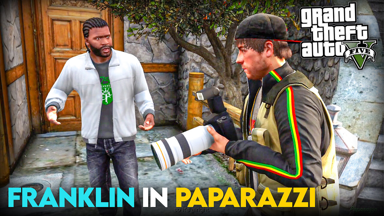 Franklin Becomes a Paparazzi GTA V GAMEPLAY