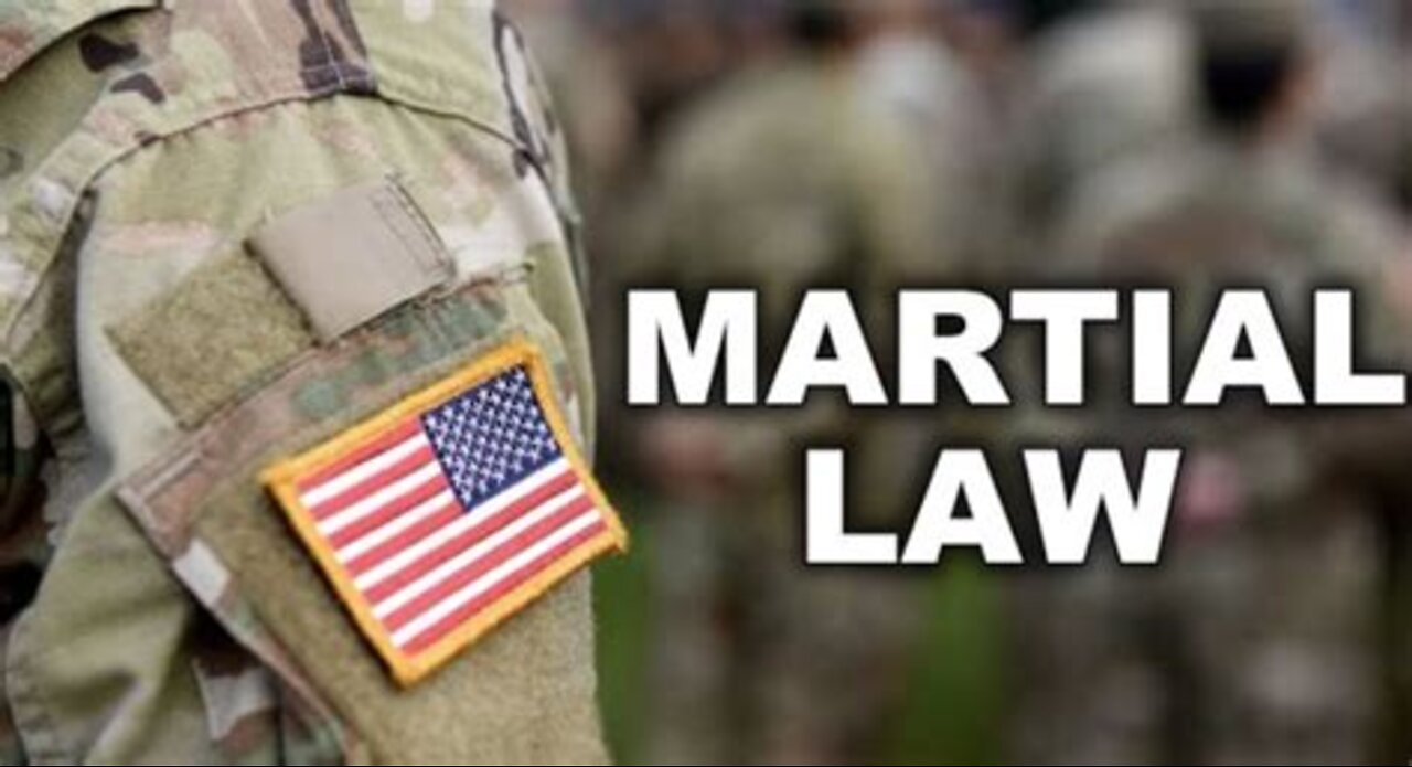 Legalizes martial law in the United States