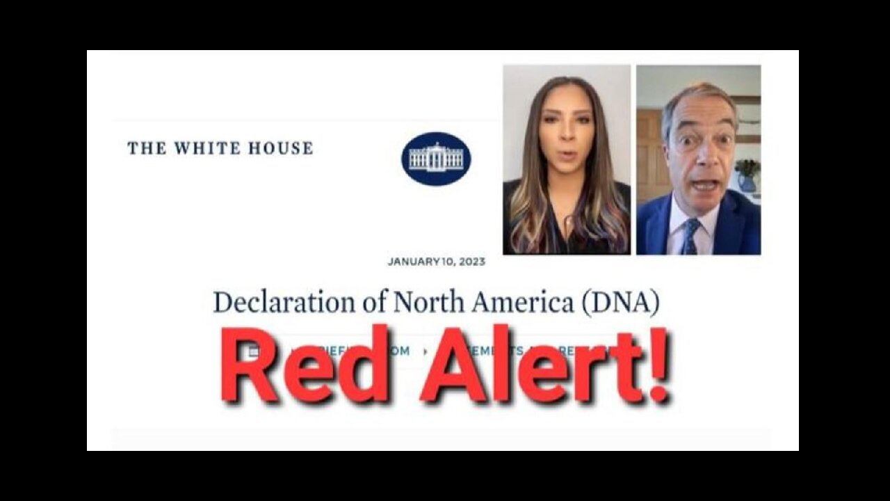 Red Alert 🔴 Did Biden just Commit High Treason? - Declaration of North America