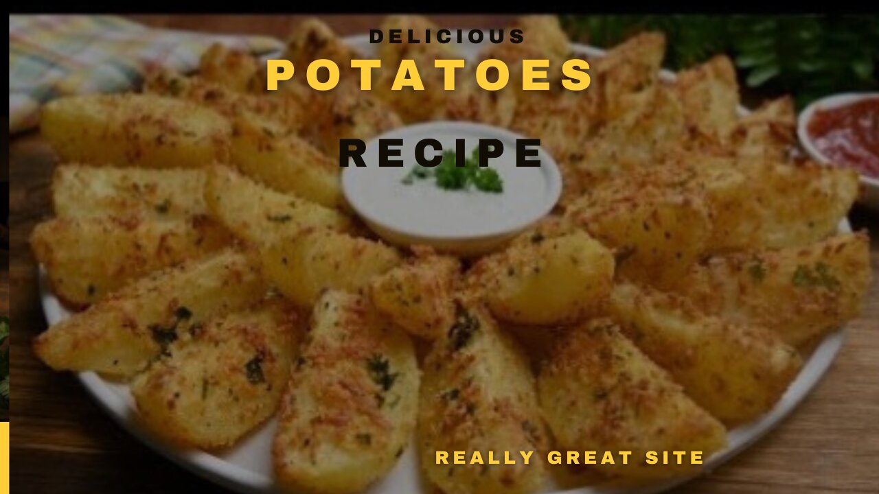 Potatoes are crispy and delicious when cooked in this easy way!