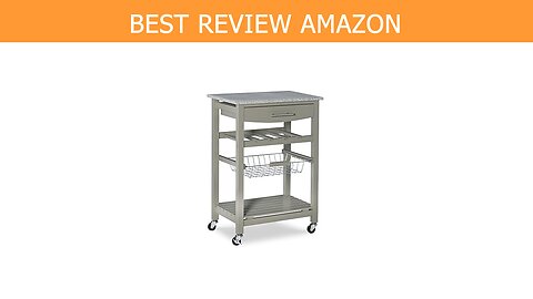 Linon KI090GRY01U Kitchen Island Gray Review