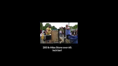 PFM Strongman Nationals, 285 Atlas Stone