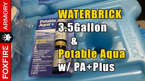 WaterBrick & Potable Aqua - FIRST LOOK