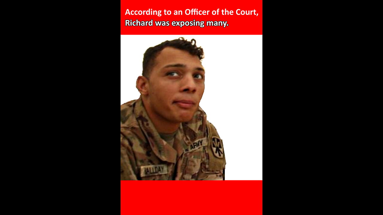 Day 975 Find Richard Halliday - accountability and retribution