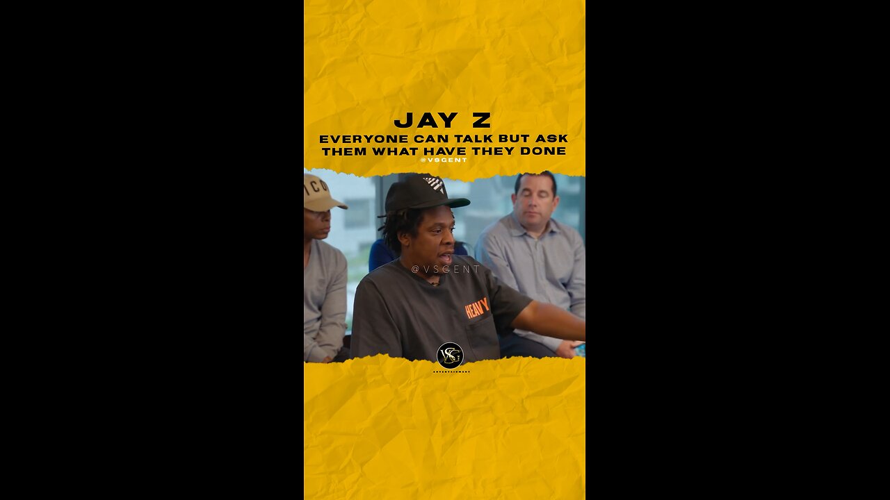 #jayz Everyone can talk but ask them what have they done. 🎥 @rocnation