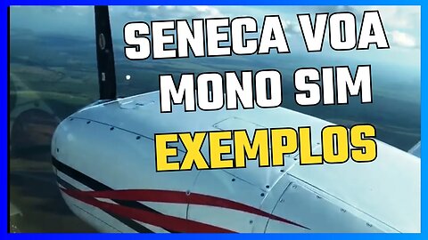 Sêneca Voa Mono Sim - Dois Exemplos neste Vídeo