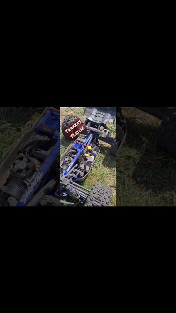 Traxxas Sledge shock setup