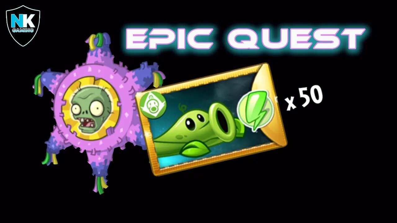 PvZ 2 - Epic Quest: Pea Vine - Level 1 Plants