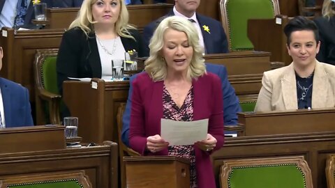 Liberals Responding with Same Old Trudeau's The Budget will Balance Itself Answers to Candice Bergen