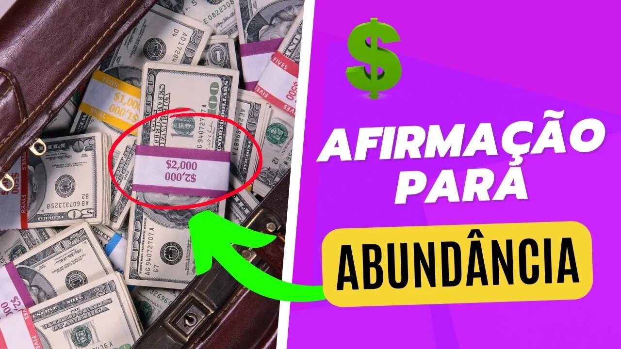 AFIRMAÇÕES POSITIVAS - PROSPERIDADE - REPITA POR 21 DIAS #leidaatração #afirmações