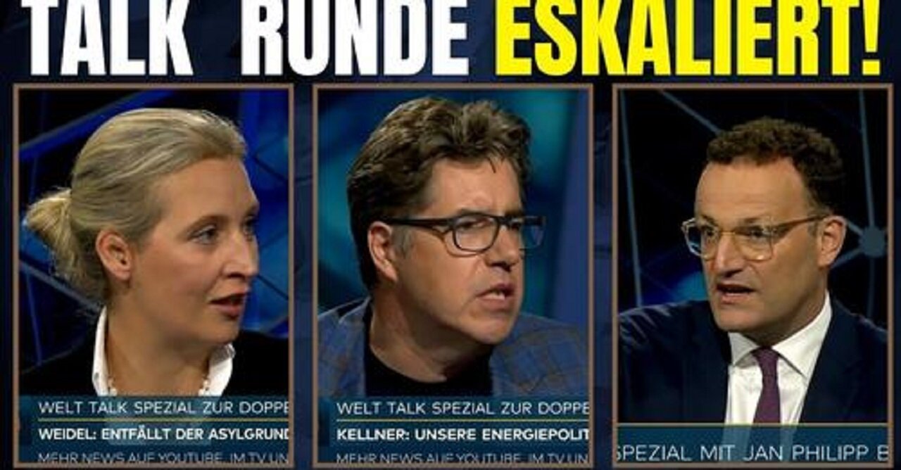 Weidel und Spahn geschockt! GRÜNE WAHLVERLIERER VERDERBEN TALKSHOW!!