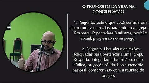 Aula 23 - A Vida na Congregação